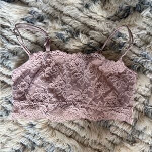 Abercrombie Lace Bralette in Mauve
